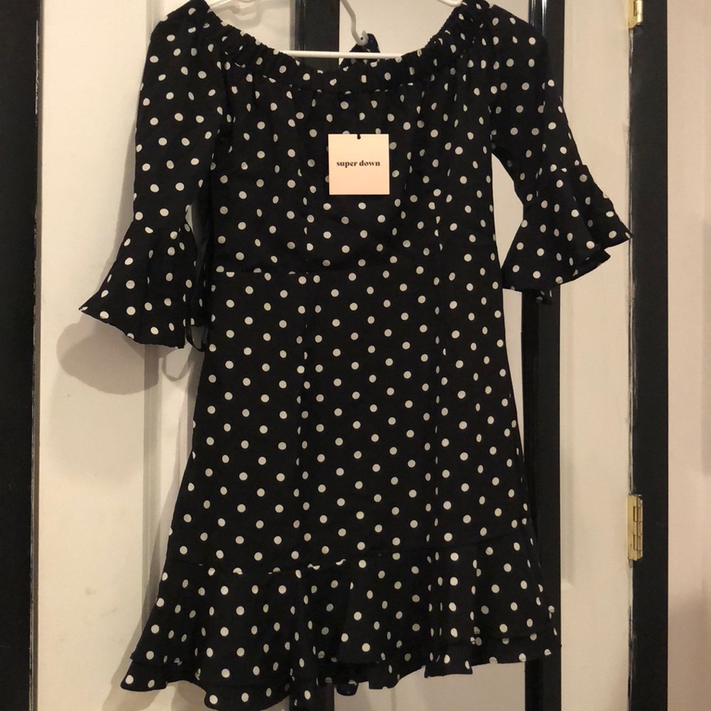 Polka Dot Short Dress from Revolve